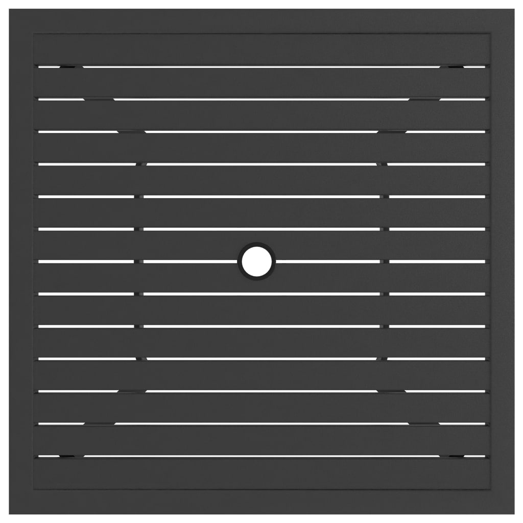 vidaXL Tuintafels Tuintafel 81,5x81,5x72 cm staal antraciet