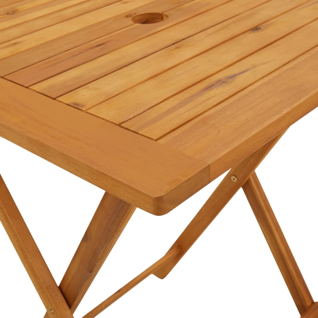 vidaXL Tuintafels Tuintafel inklapbaar 60x60x75 cm massief acaciahout