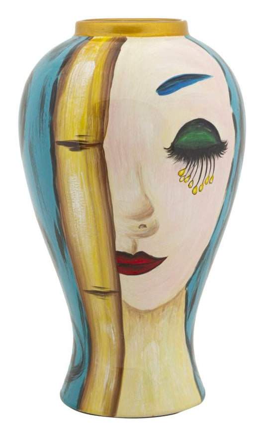 Mauro Ferretti VASE ART FACE CM Ø 21X34