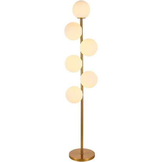 Luxury Living B.V. Vloerlamp Jenna White Gold