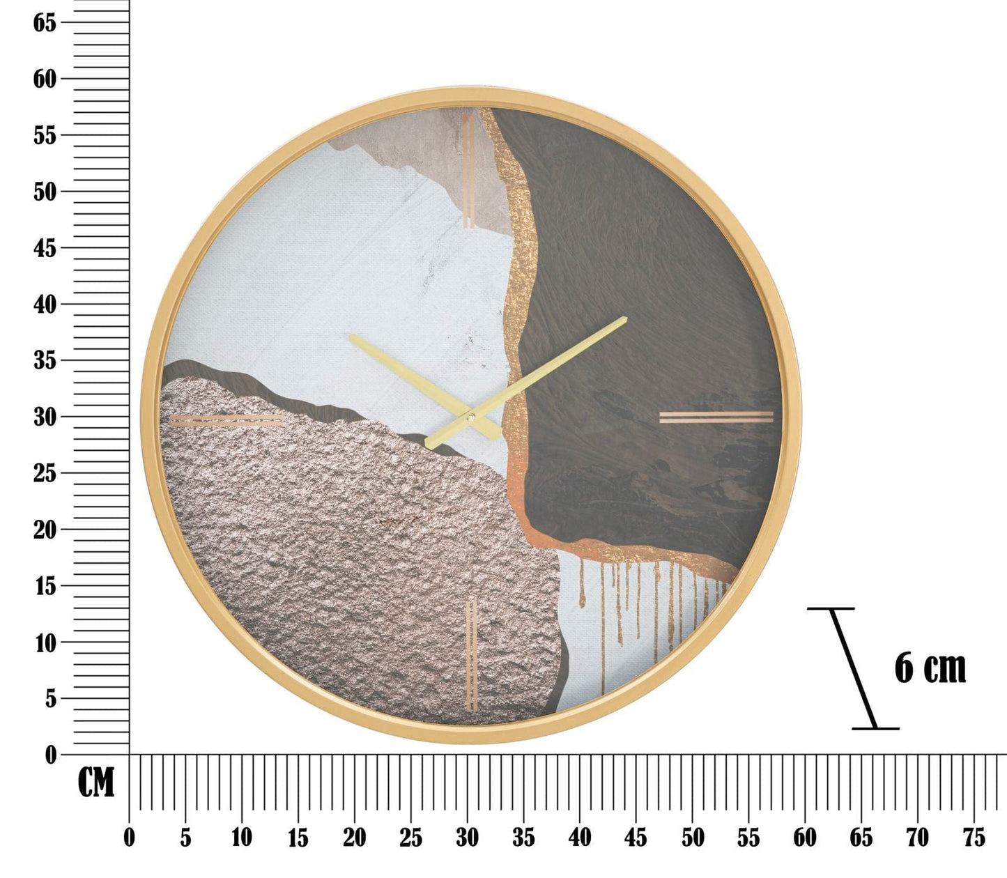 Mauro Ferretti WALL CLOCK ART MIX CM Ø 60X6