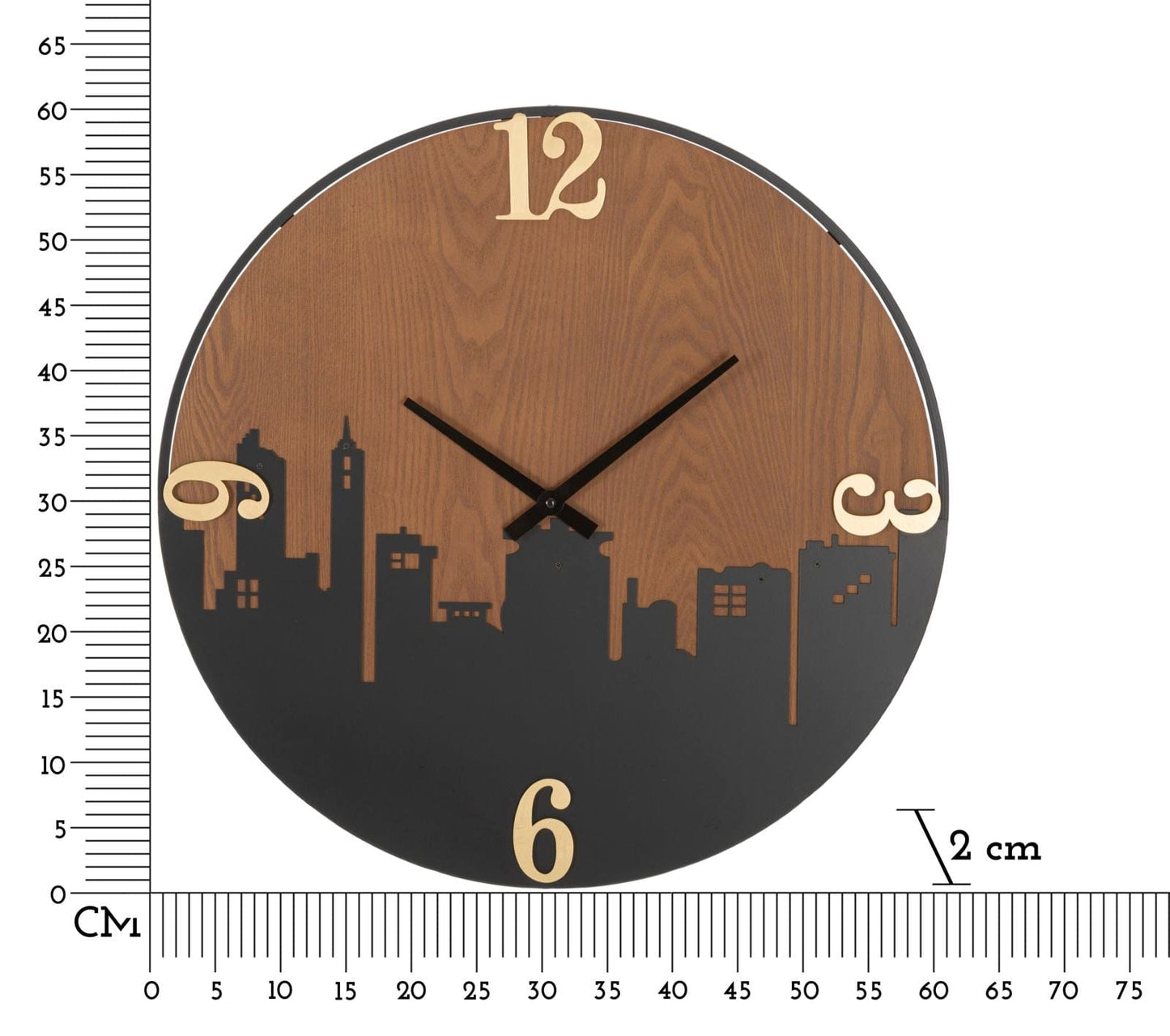 Mauro Ferretti WALL CLOCK CITY CM Ø 60X2