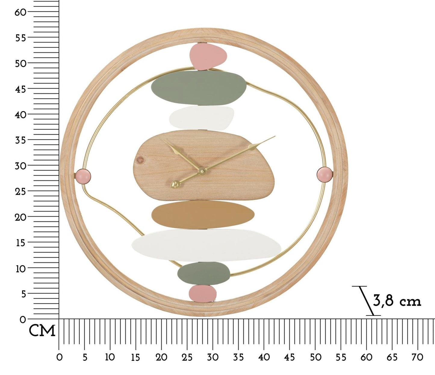 Mauro Ferretti WALL CLOCK COLORFUL CM Ø 57X3,8