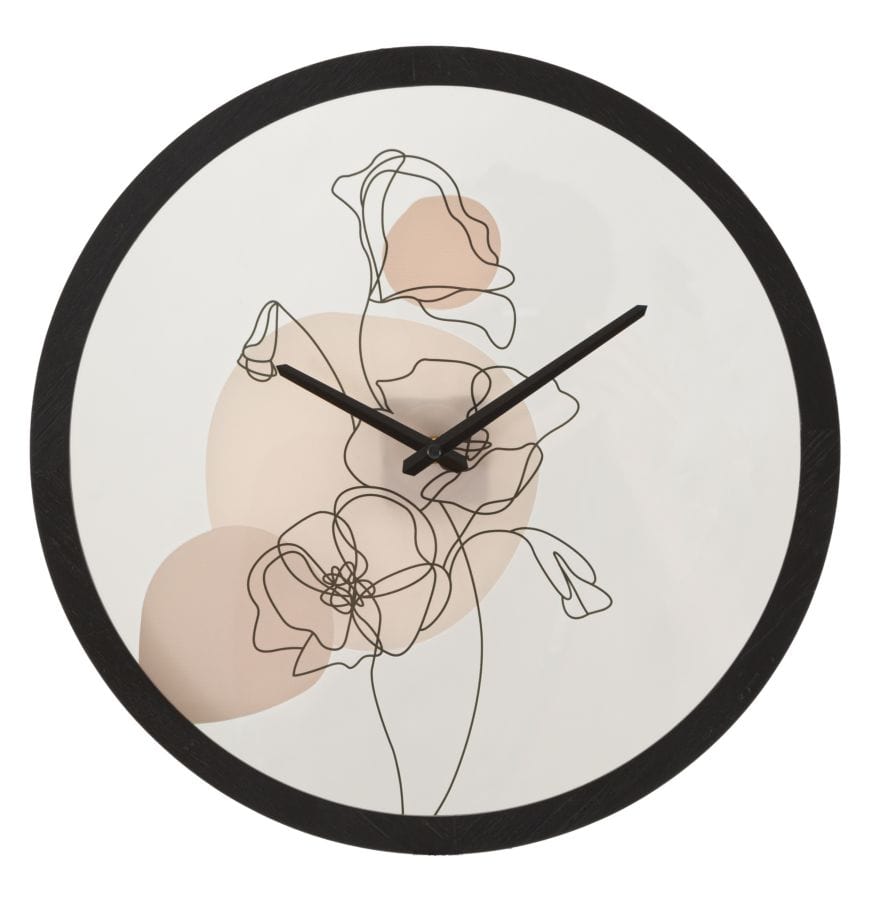 Mauro Ferretti WALL CLOCK FLOWER -B- CM Ø 40X3,5