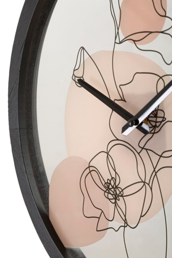 Mauro Ferretti WALL CLOCK FLOWER -B- CM Ø 40X3,5