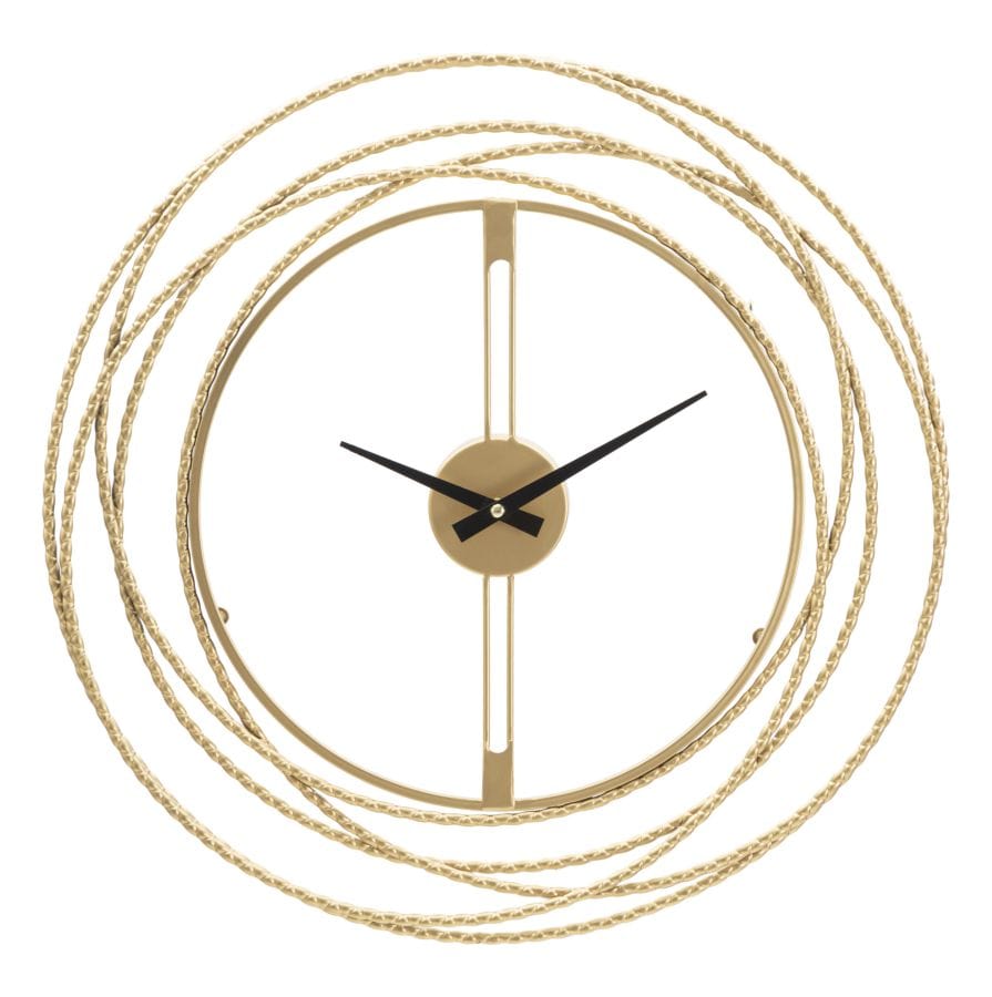 Mauro Ferretti WALL CLOCK GOLD STRIPS CM Ø 50X4