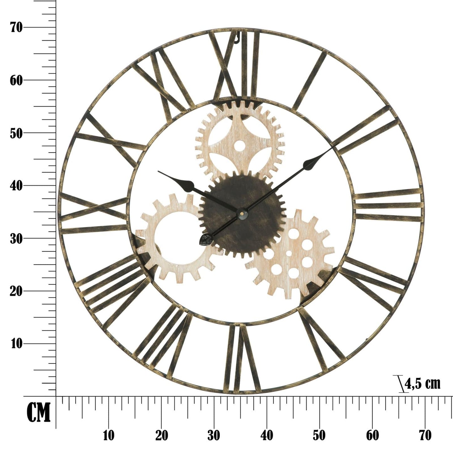 Mauro Ferretti WALL CLOCK INGRANAGGI CM Ø 70X4,5