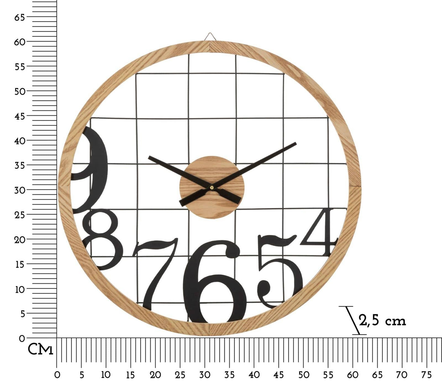 Mauro Ferretti WALL CLOCK NUMBERS CM Ø 60X2,5