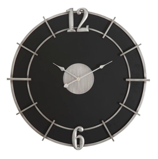 Mauro Ferretti WALL CLOCK SILVER GLAM CM Ø 60X4,5