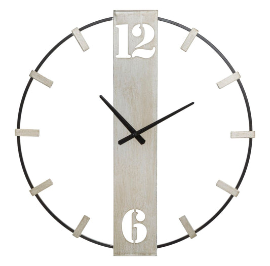 Mauro Ferretti WALL CLOCK SILVERY CM 61X4,5X63