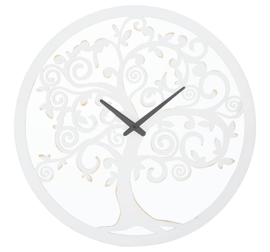 Mauro Ferretti WALL CLOCK WHITE TREE CM Ø 55X4,5