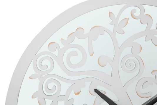 Mauro Ferretti WALL CLOCK WHITE TREE CM Ø 55X4,5