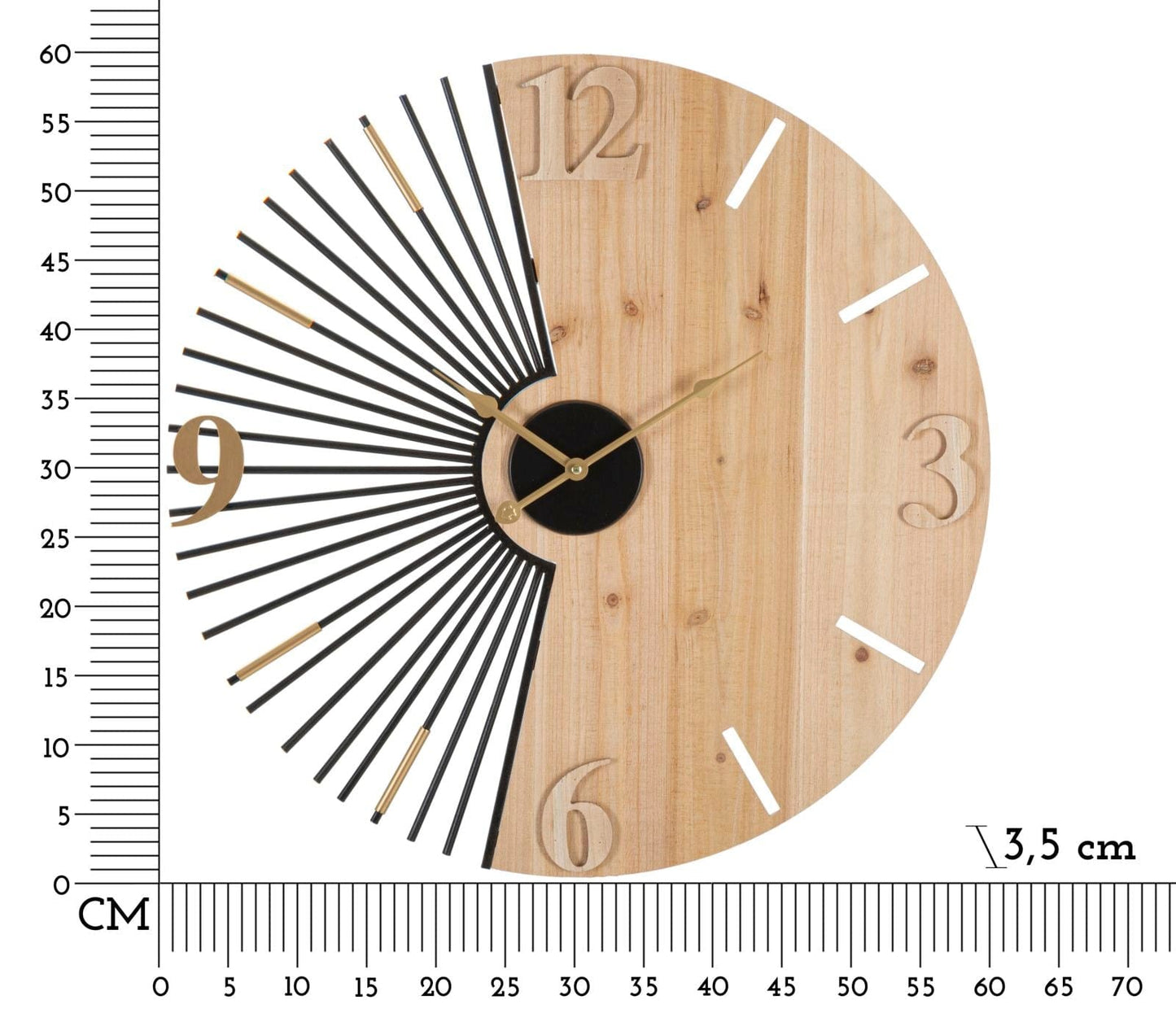 Mauro Ferretti WALL CLOCK WORDY CM Ø 60X3,5