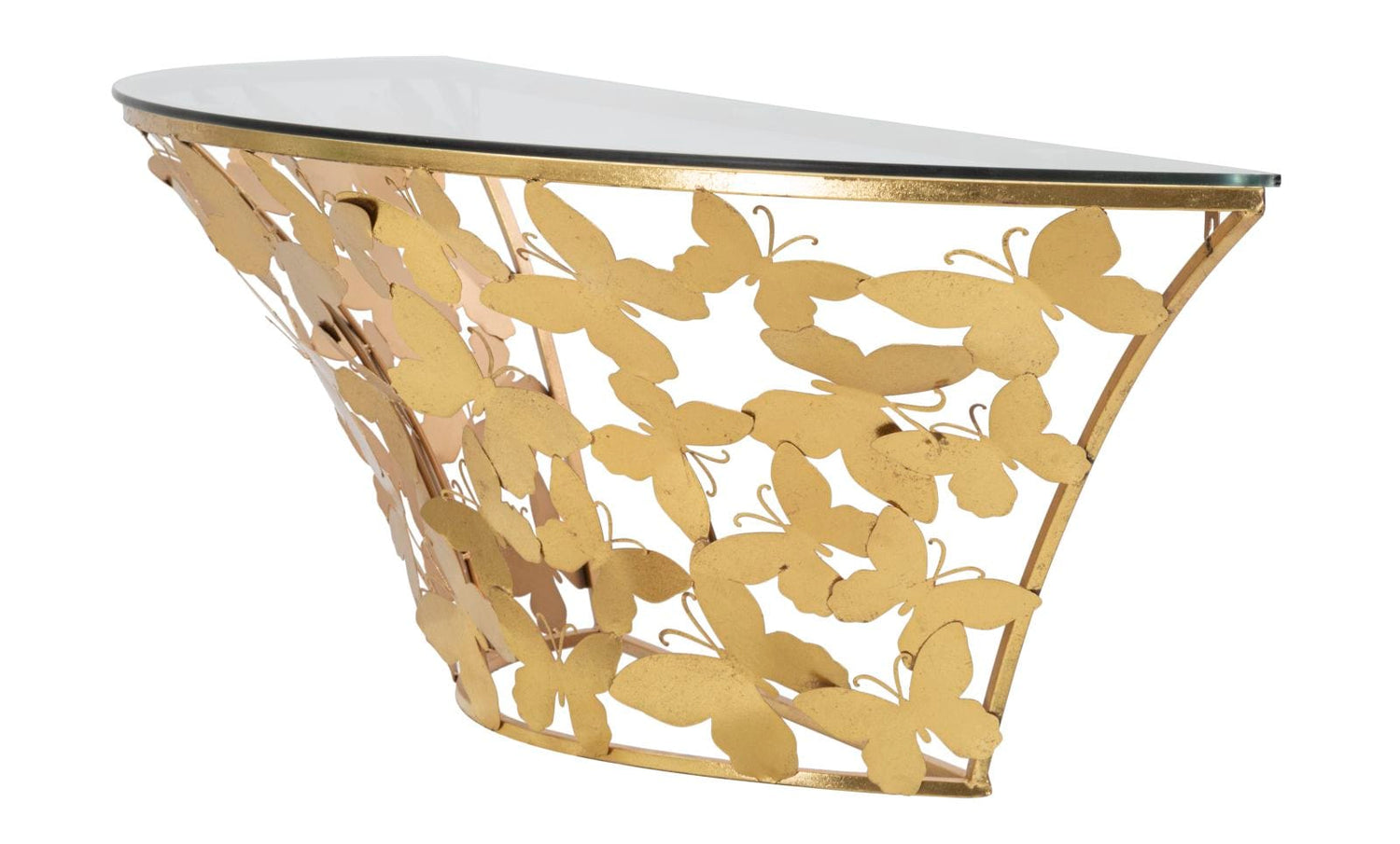 Mauro Ferretti WALL CONSOLE BUTTERFLIES CM 120X40,5X37,2