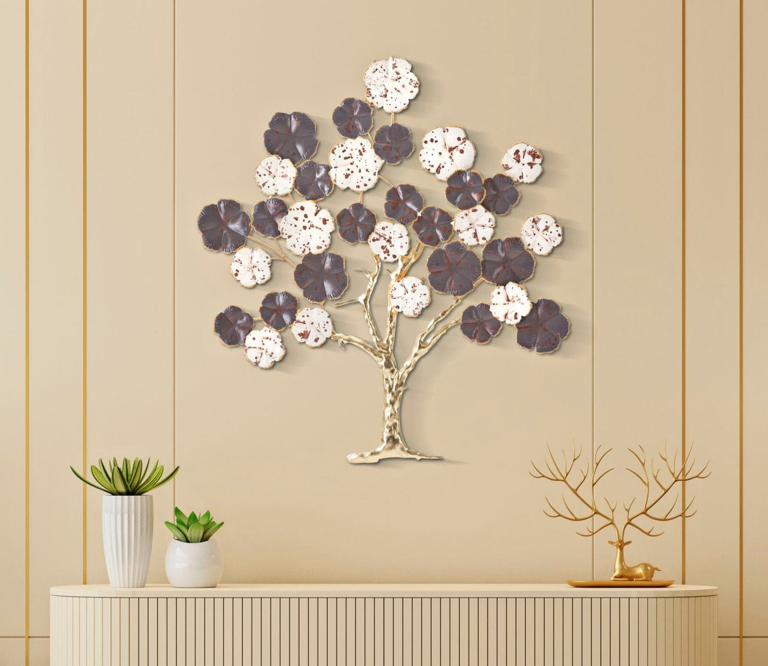 Mauro Ferretti WALL DECORATION ALBERO PURPY CM 73,7X5X80