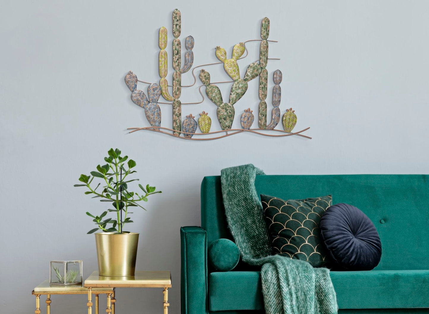 Mauro Ferretti WALL DECORATION CACTUS -B- CM 90X2,5X64