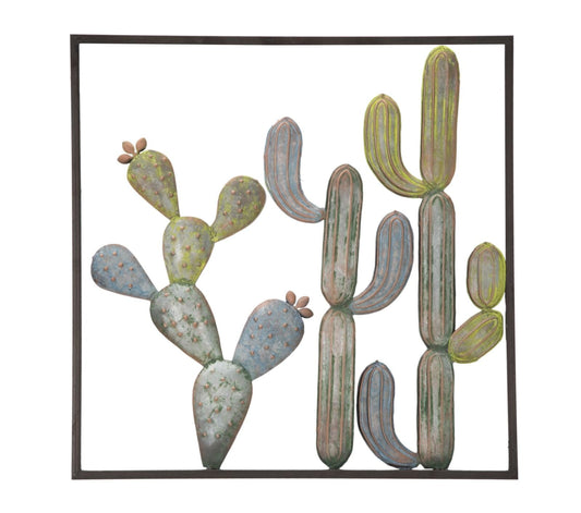 Mauro Ferretti WALL DECORATION CACTUS-FRAME -C- CM 50X1,3X50