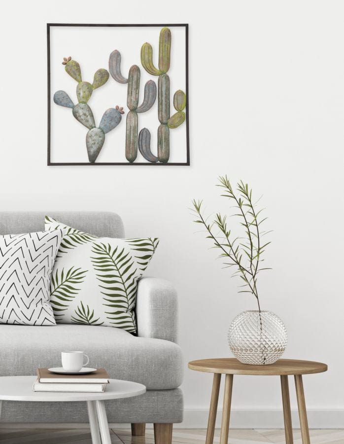 Mauro Ferretti WALL DECORATION CACTUS-FRAME -C- CM 50X1,3X50