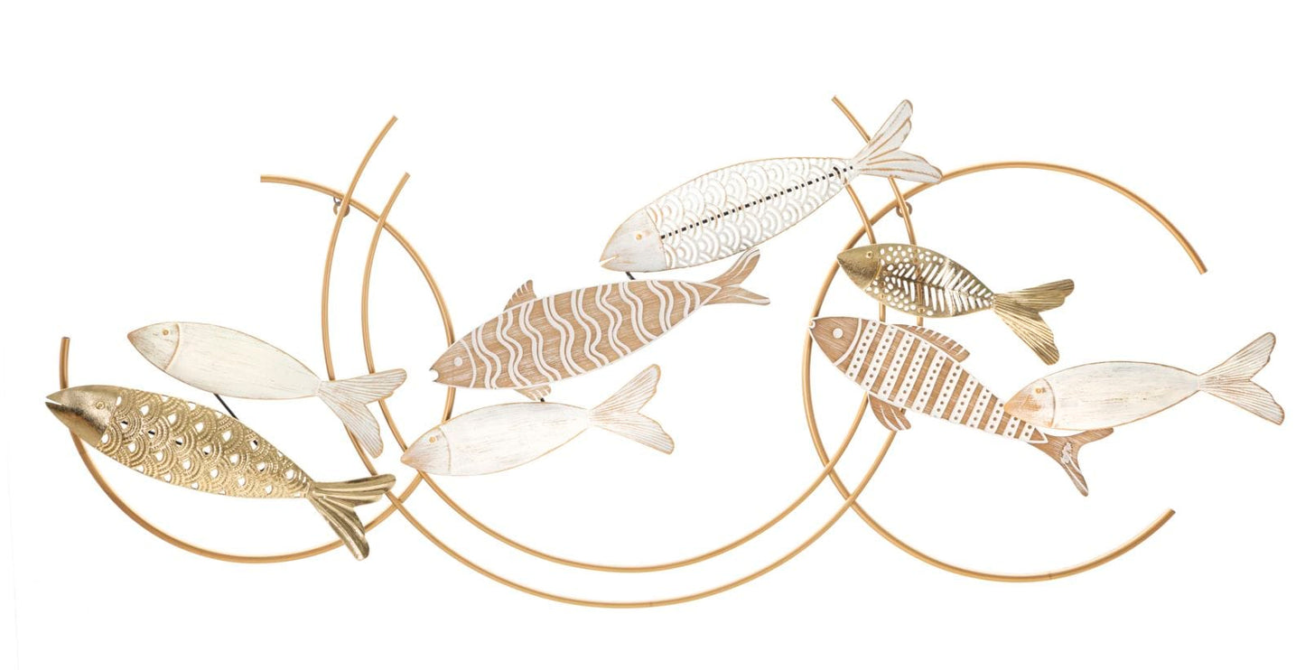 Mauro Ferretti WALL DECORATION FISHY MOVE CM 142,9X5X61,6