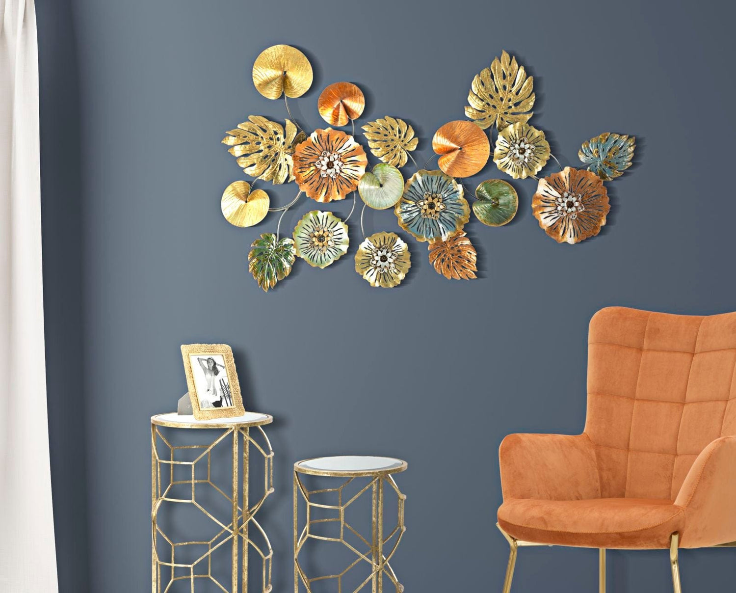 Mauro Ferretti WALL DECORATION LEAF CM 117X7X74