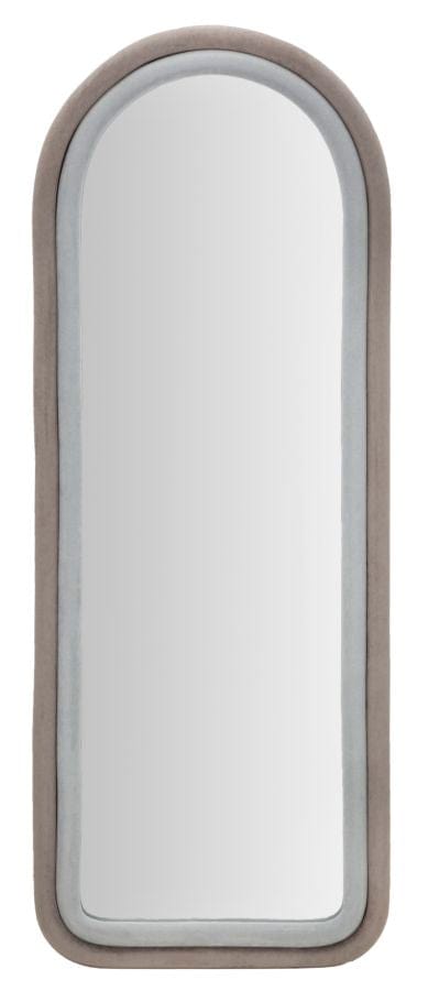 Mauro Ferretti WALL MIRROR CLOE GREY VELVET CM 60X4X160