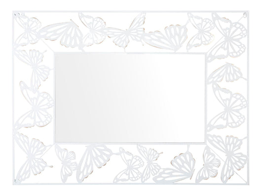 Mauro Ferretti WALL MIRROR WHITE BUTTERFLY CM 85X1X115