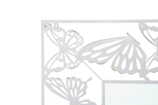 Mauro Ferretti WALL MIRROR WHITE BUTTERFLY CM 85X1X115