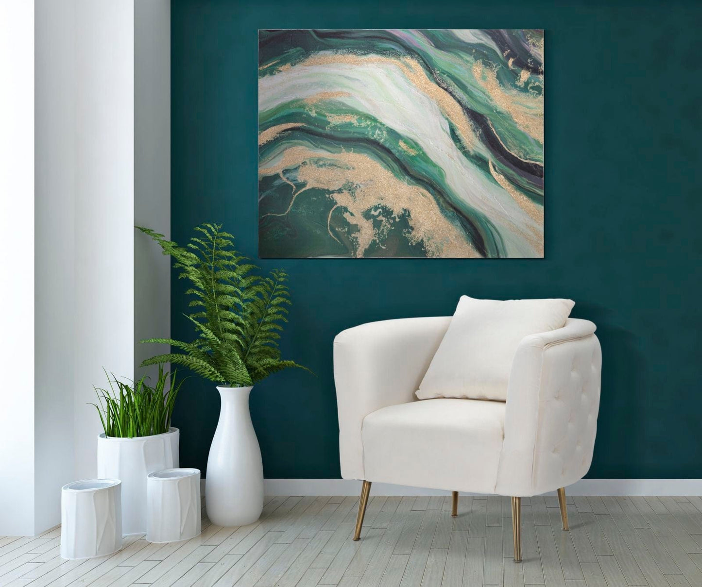 Mauro Ferretti WALL PAINT GREENERY CM 80X2,8X100