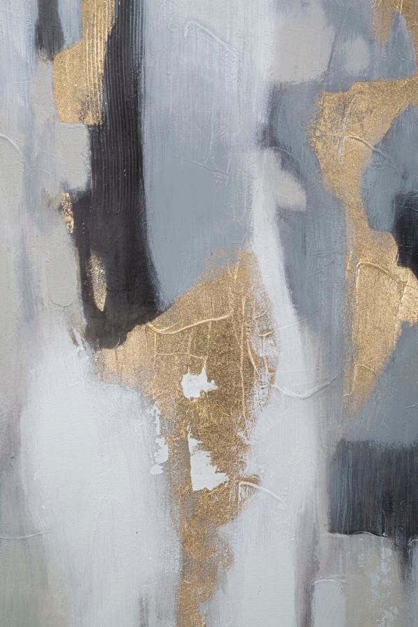 Mauro Ferretti WALL PAINT GREY/GOLD CM 80X2,8X100