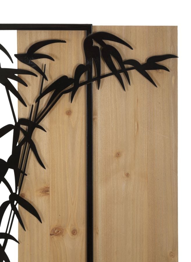 Mauro Ferretti WALL PANEL BAMBOO IRON AND WOOD CM 58X2X80