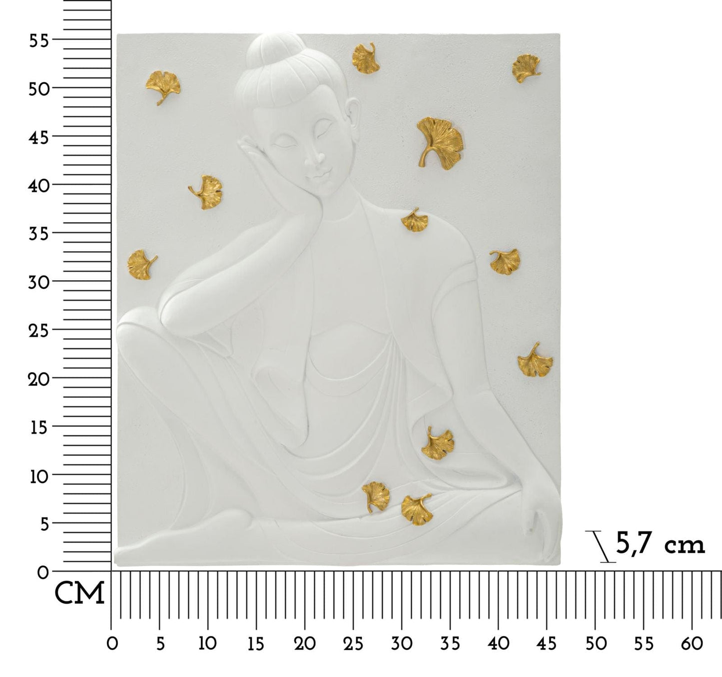 Mauro Ferretti WALL PANEL BUDDHA CM 46X5,7X55,5