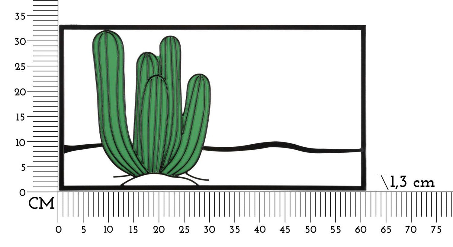 Mauro Ferretti WALL PANEL CACTUS CM 60X1,3X33