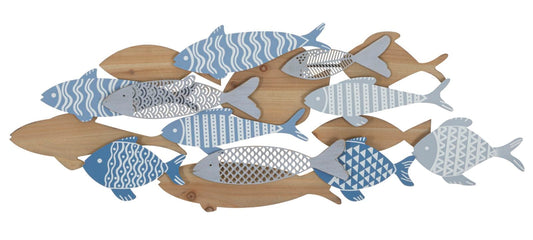 Mauro Ferretti WALL PANEL FISH SEA CM 91X3X33,5