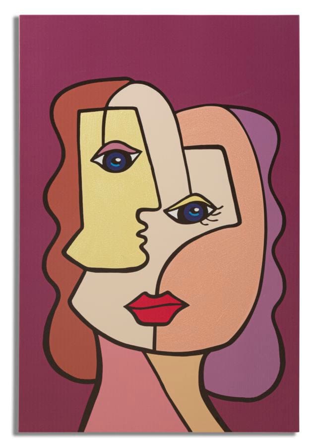 Mauro Ferretti WALL PRINTING/PAINTING FACE NEW -B- CM 60X3X90