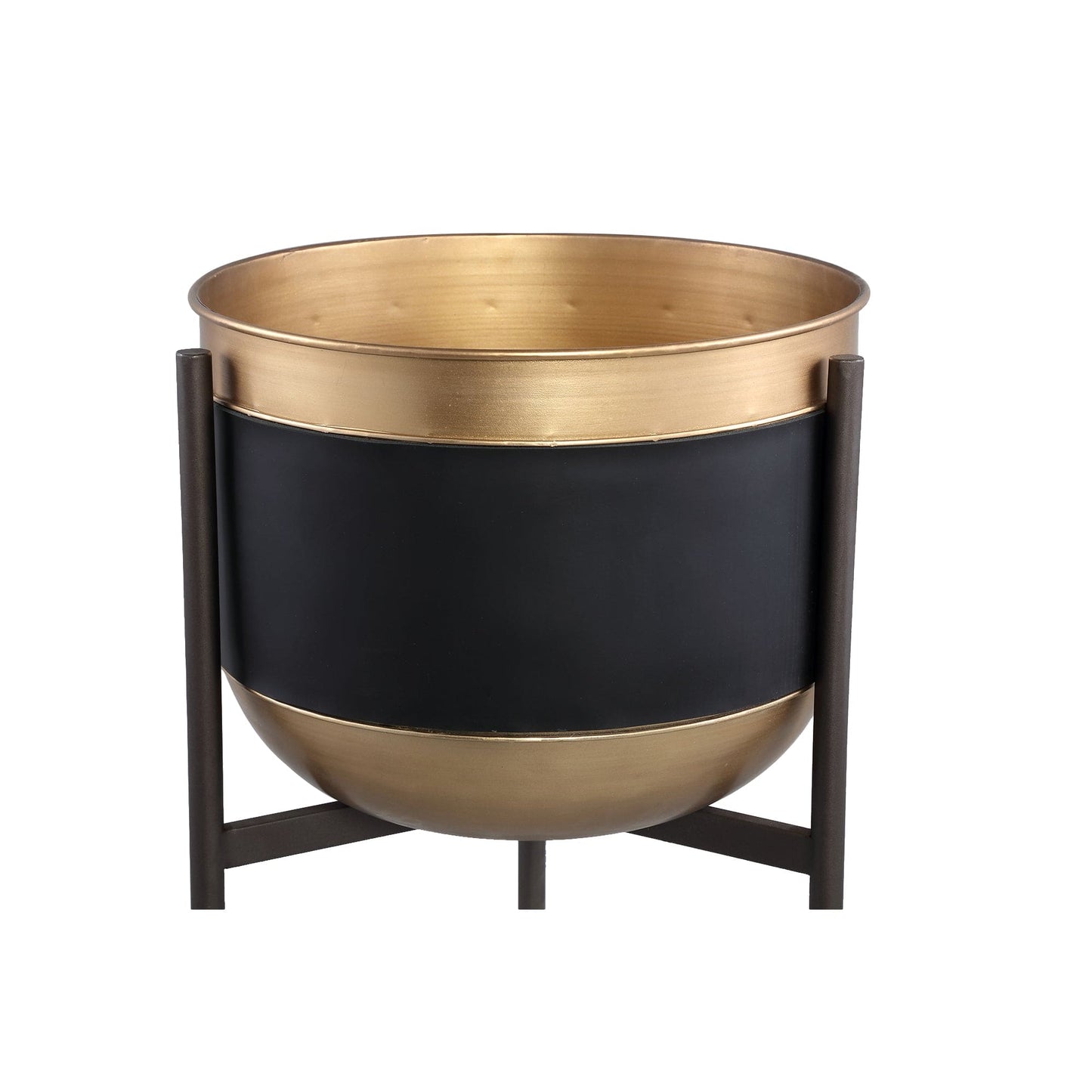 PTMD Wilno Gold ijzeren pot met PU-leer SV3