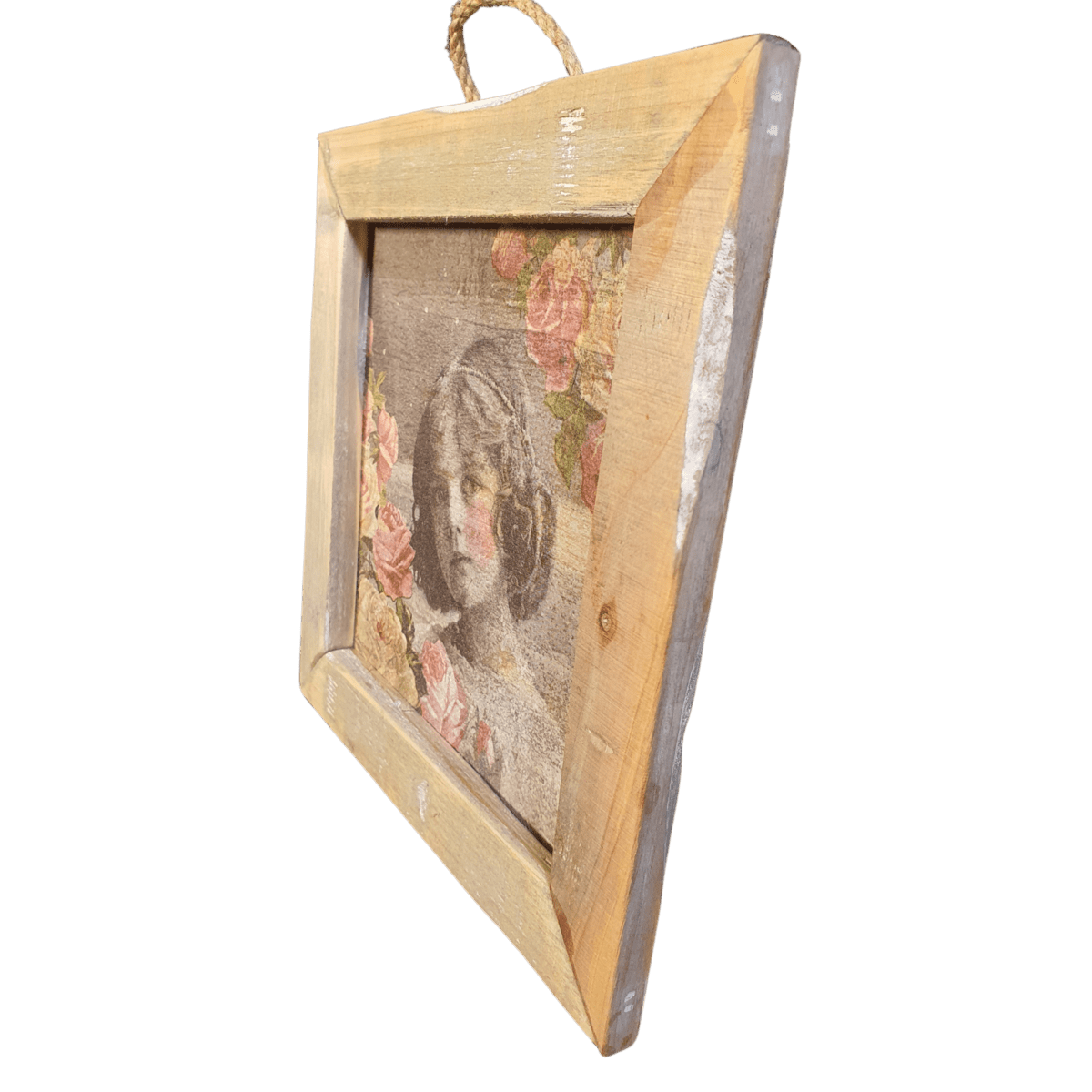 Dutch Mood wooden tile old dutch angel blond in