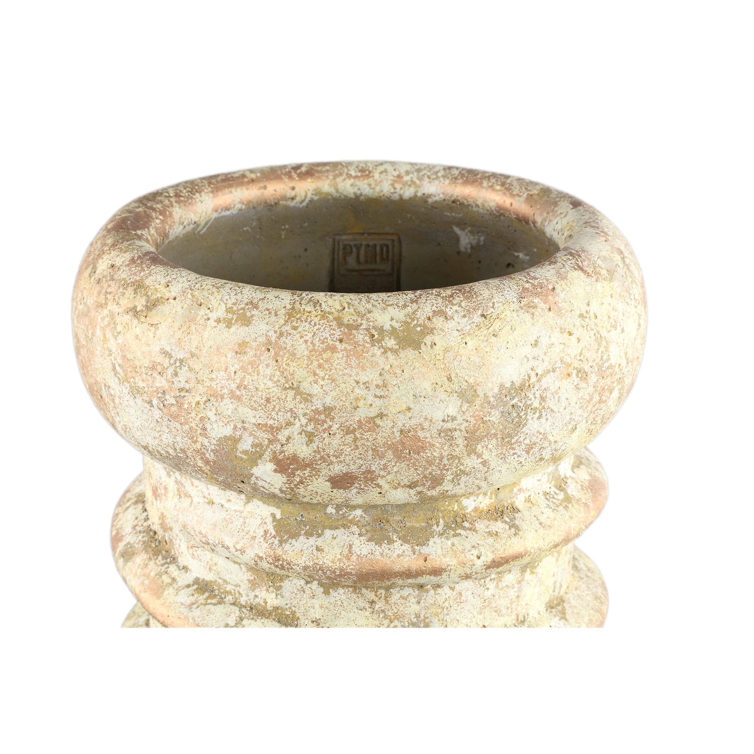 PTMD Zero Cream cementpot swirl schroef rond hoog L